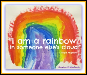 Rainbow Painting Quote