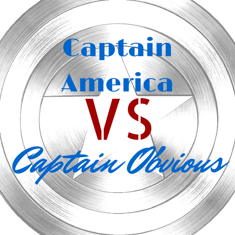 Superwriter Series #2: Captain America vs. Captain Obvious